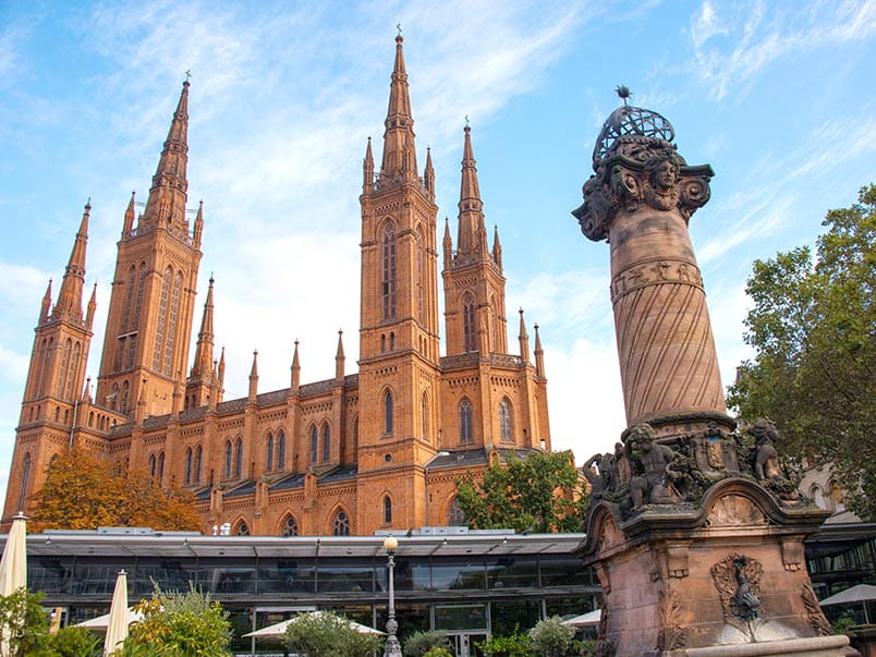 The Marktkirche in Wiesbaden, Germany